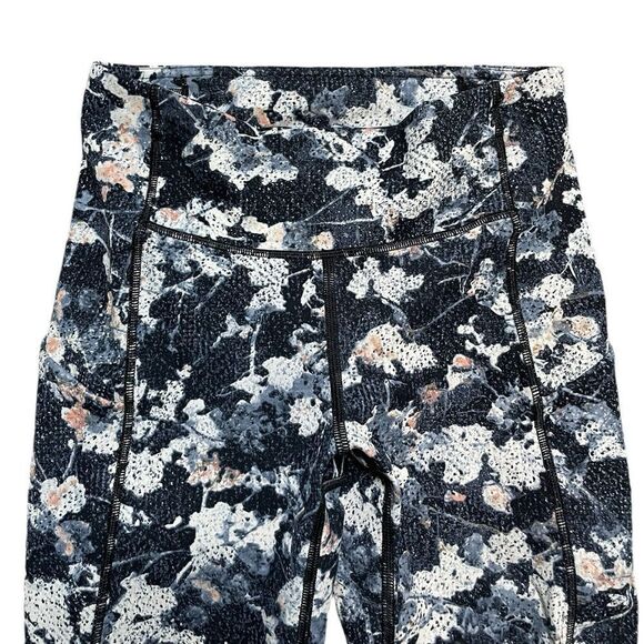 LULULEMON Speed Up Cropped Leggings Spring Multi Bloom Size 2 - Picture 4 of 10